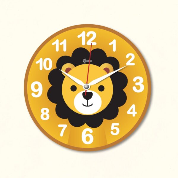 ⁦A lion clock for kid's room⁩ – תמונה ⁦2⁩